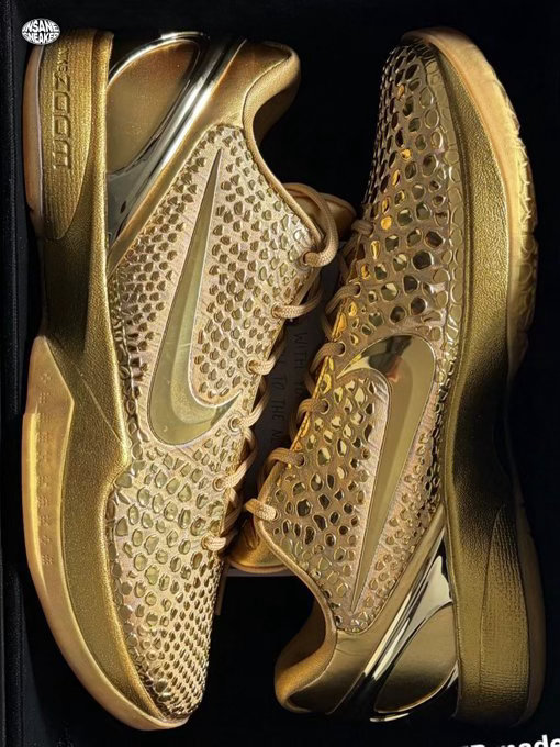 真帅！布伦森今日上脚KOBE 6代PE！布伦森表示，他的科比6代 PE（球员专属