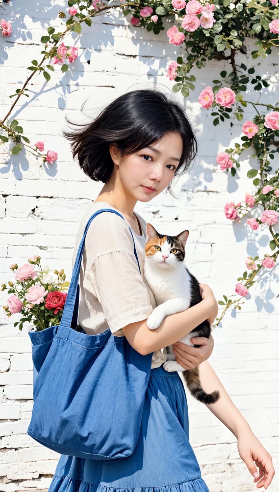 AI水彩风生活照