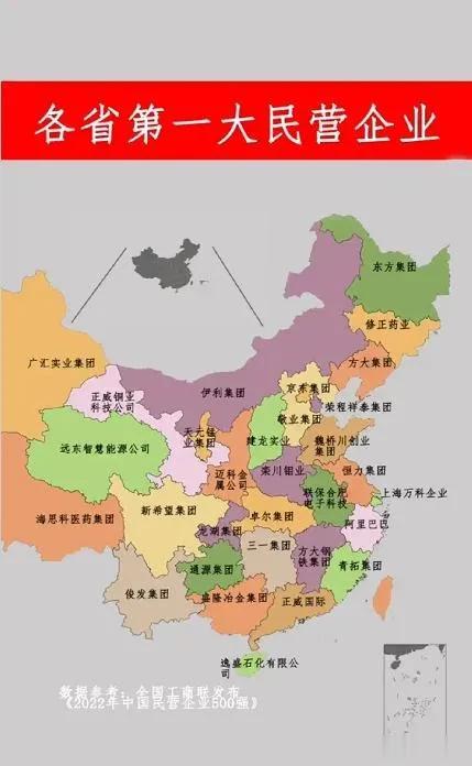 各省级行政区民营企业一哥
有你认识的吗？[灵光一闪]