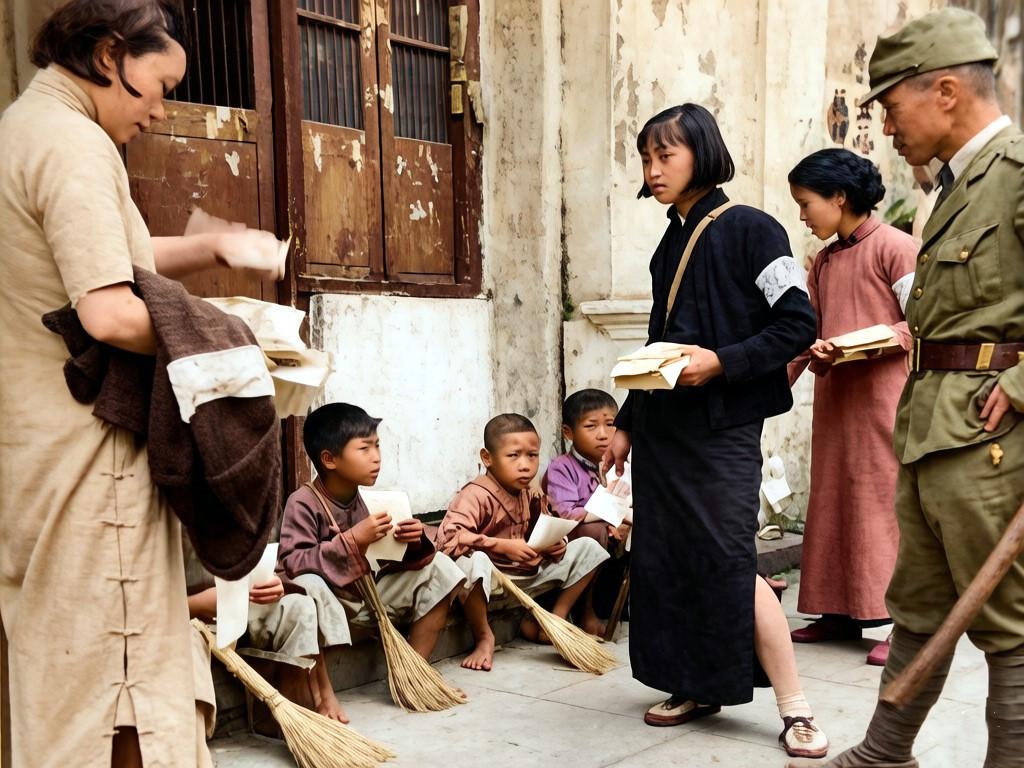 1940年8月，华南地区。侵华日军强迫一些年轻的女子充当宣抚班成员，深入到乡村，