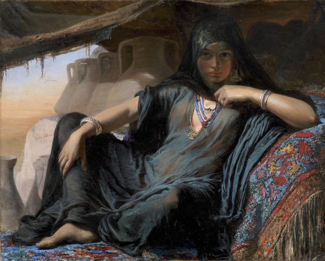 An Egyptian Pot Sellerat Gizeh《吉萨的埃及陶罐商贩