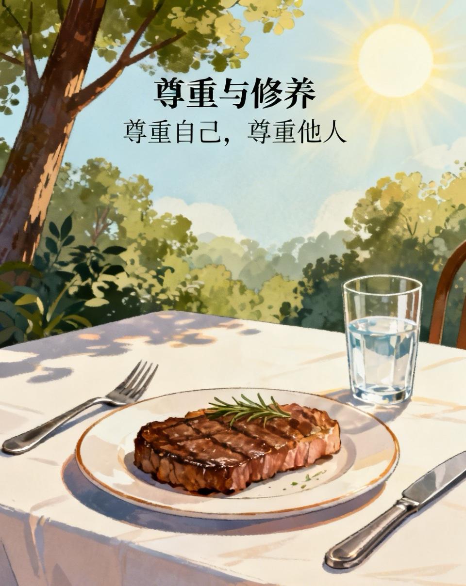 尊重与修养

尊重自己，
尊重他人。
这是一个人的修养，
也是立身的基础。

松