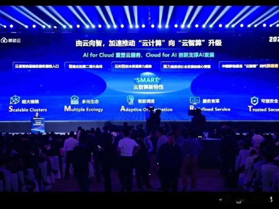 我们看到中国移动的移动云AI，称这为我们城市交通的神经中枢。我们看到在我们城市的