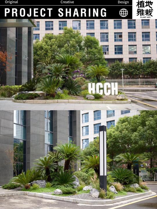 企业大楼入户景观｜精神堡垒一站式打造