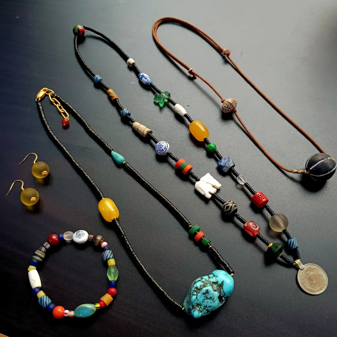 ¥20的文玩散珠能穿出什么样的成品