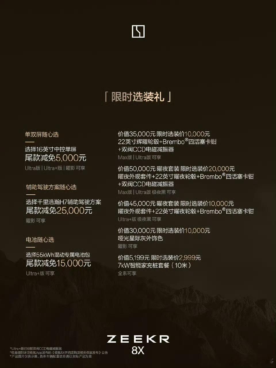 极氪8X首发舱驾融合超级智能体“新公路之王”来啦，强势冲击豪华高性能SUV市场。