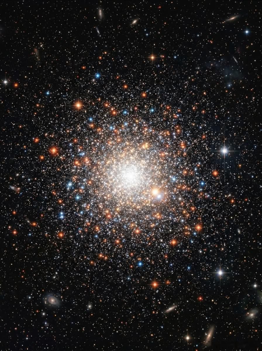 M15：自我坍缩的宇宙之心在飞马座深处，距离地球约33,600光年的地方，坐落着