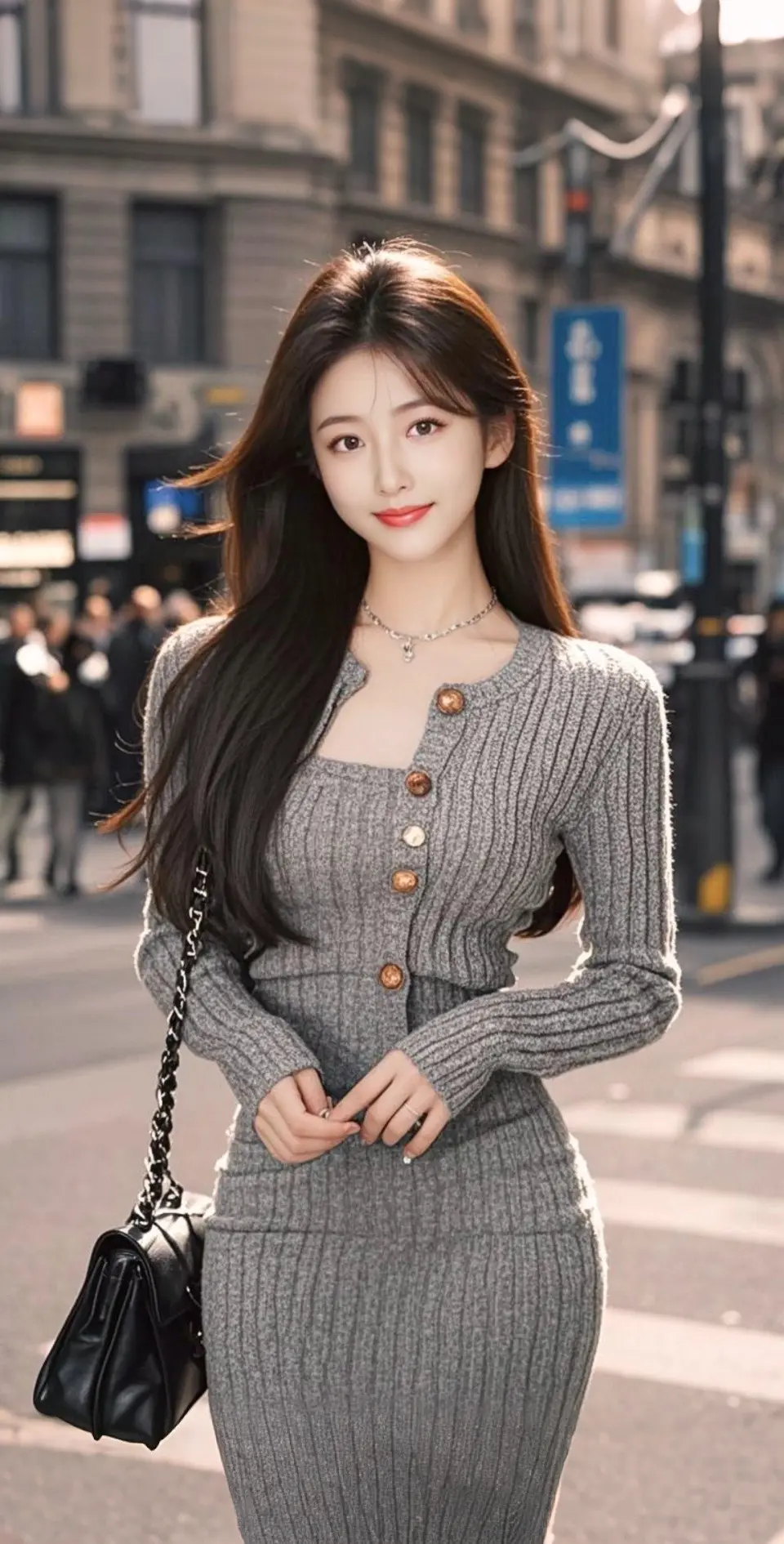 AI扩图 AI温婉优雅风