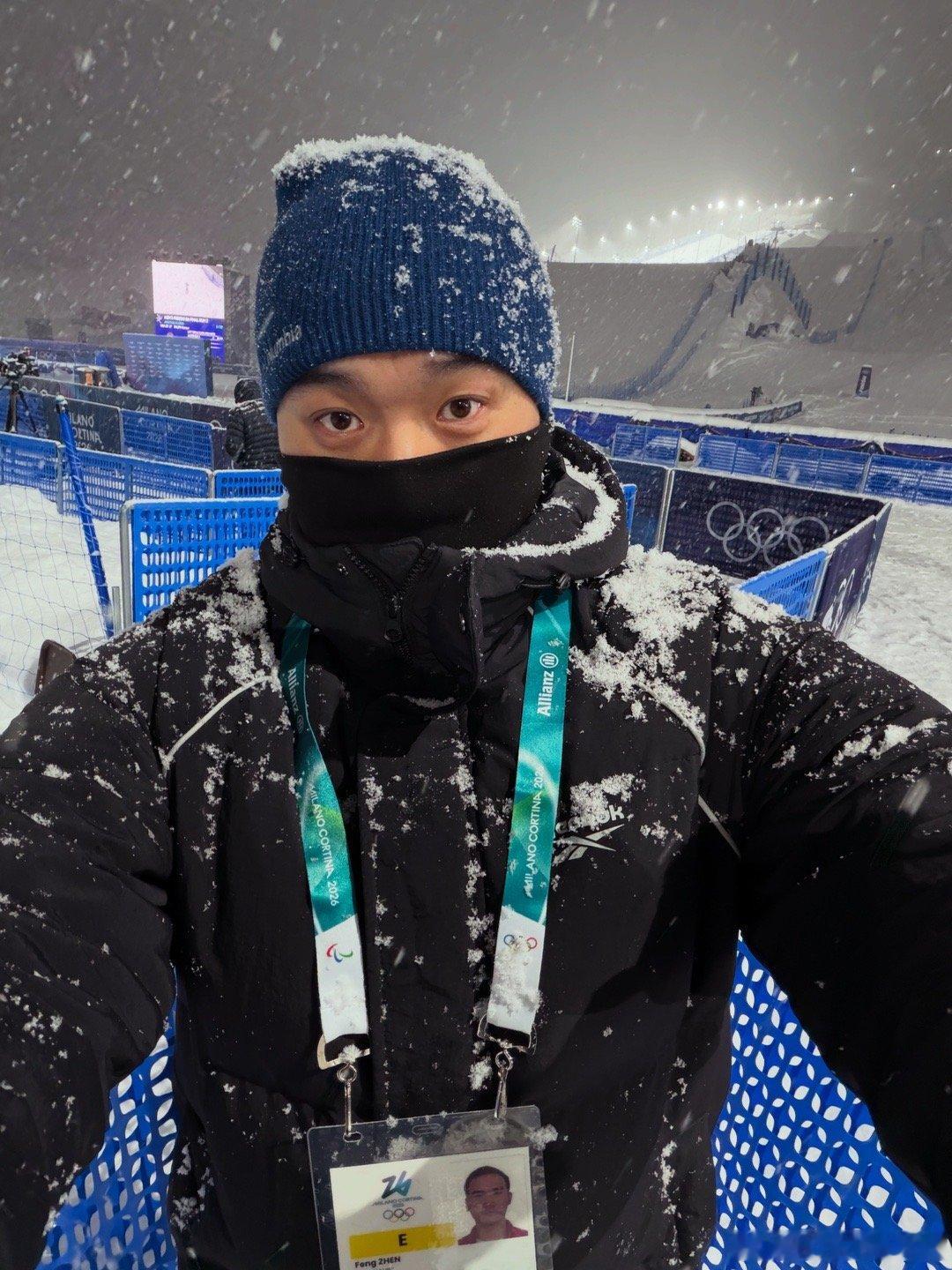 冬奥会 一到利维尼奥，就像冰雪项目记者了。 