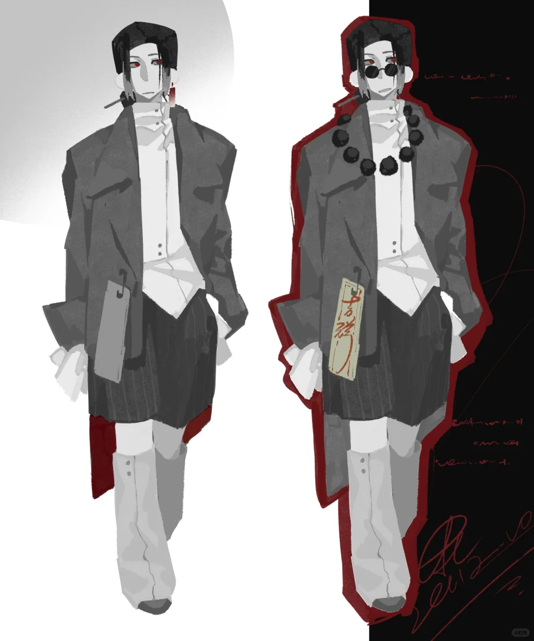 画新衣服