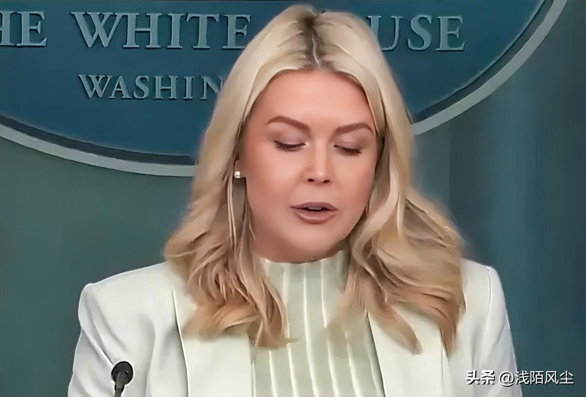 白宫新闻发言人卡罗琳·莱维特在白宫例行记者会上警告伊朗，特朗普“从不虚张声势”，