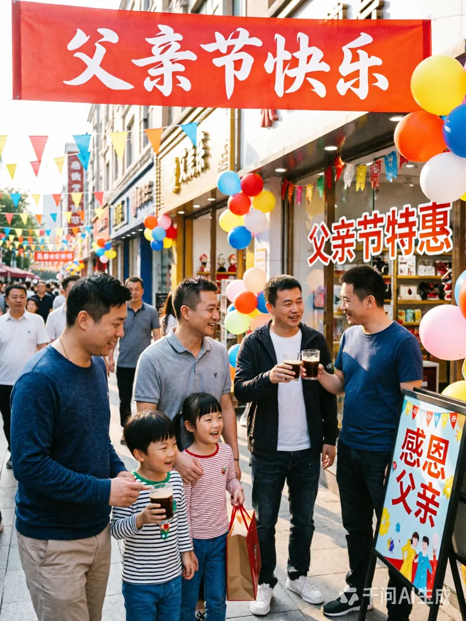 祝天下所有的父亲节快乐！