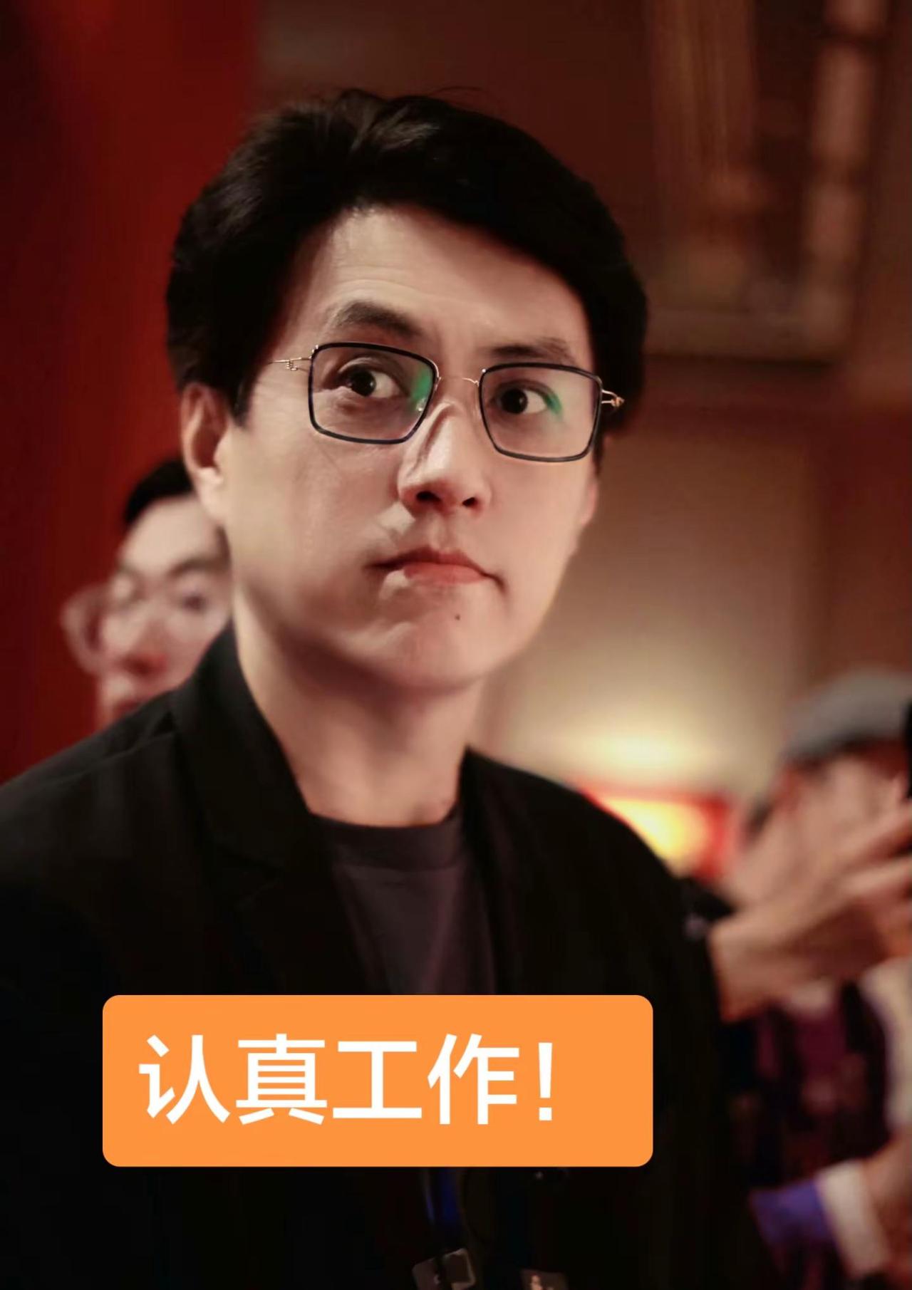 认真工作靳东明星