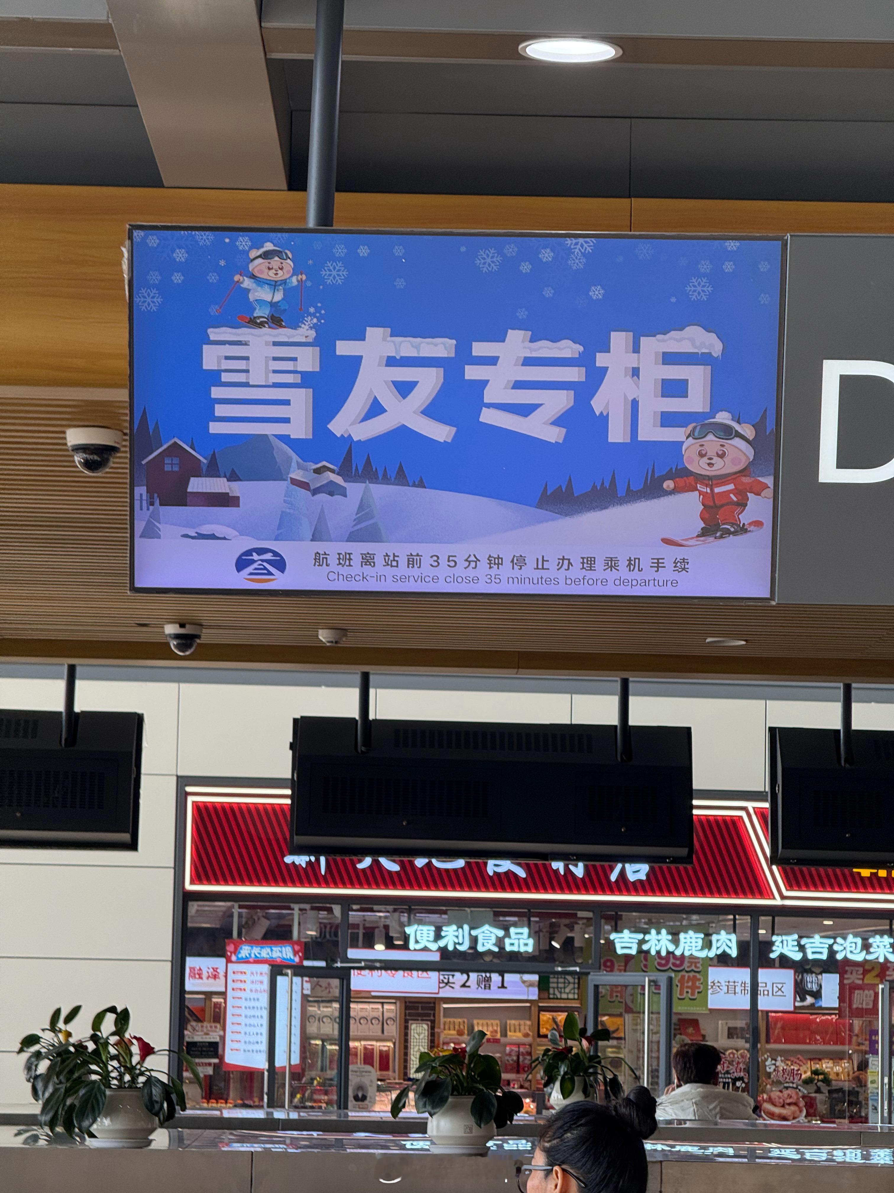 冰雪季来了，我们吉林省有北大湖，松花湖和长白山等好几个滑雪场，长春龙嘉机场还设置