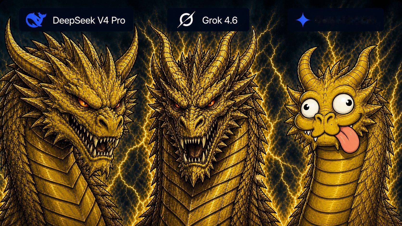 🔻接下来几天，迎面向你走来的是DeepSeek V4 Pro 正式版、Grok