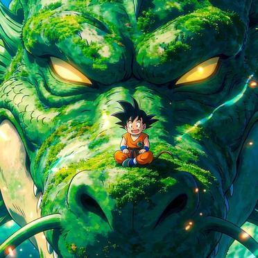 悟空的金色长发炸开，闪电缠着翡翠绿的瞳孔。
贝吉塔的指尖迸出深蓝光束，肌肉线条硬