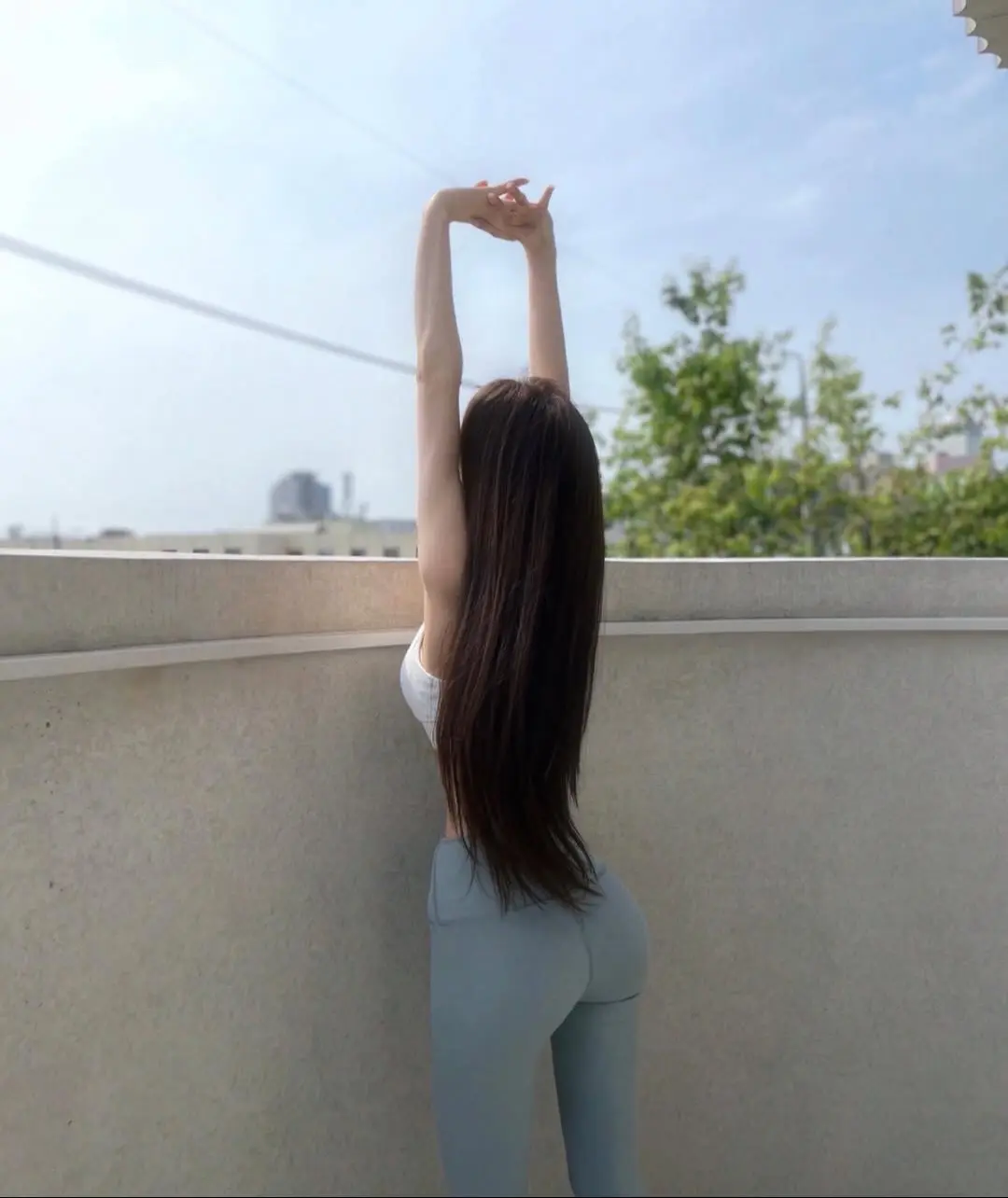 大长腿 辣妹穿搭 身材 健身穿搭 美女