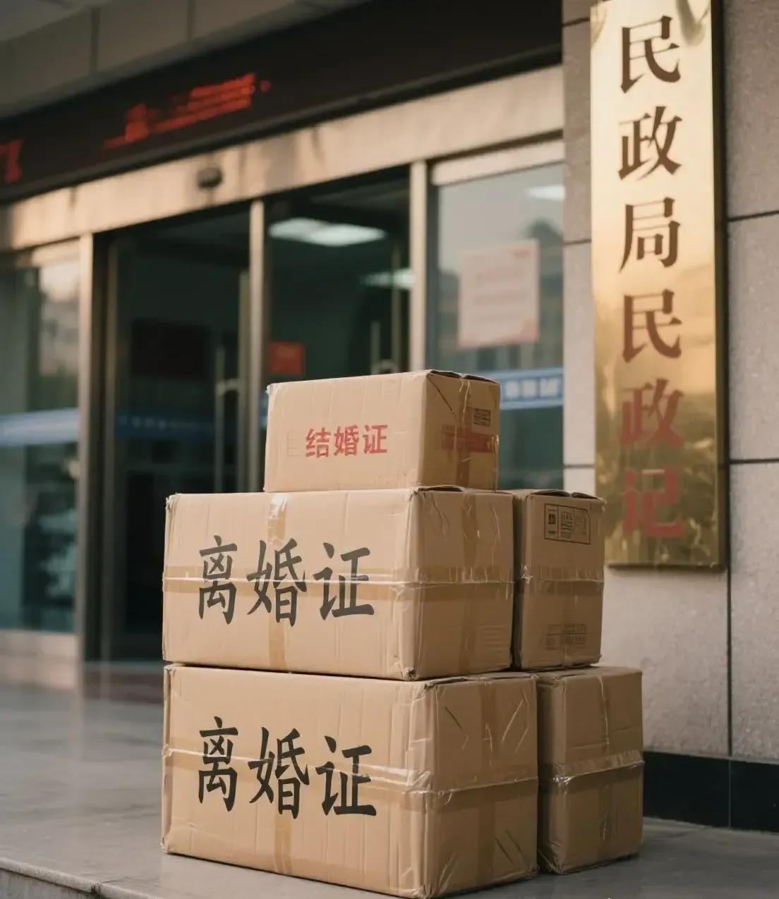 大街上路过看到的，离婚证很多，结婚证很少，这是什么情况？[笑哭]