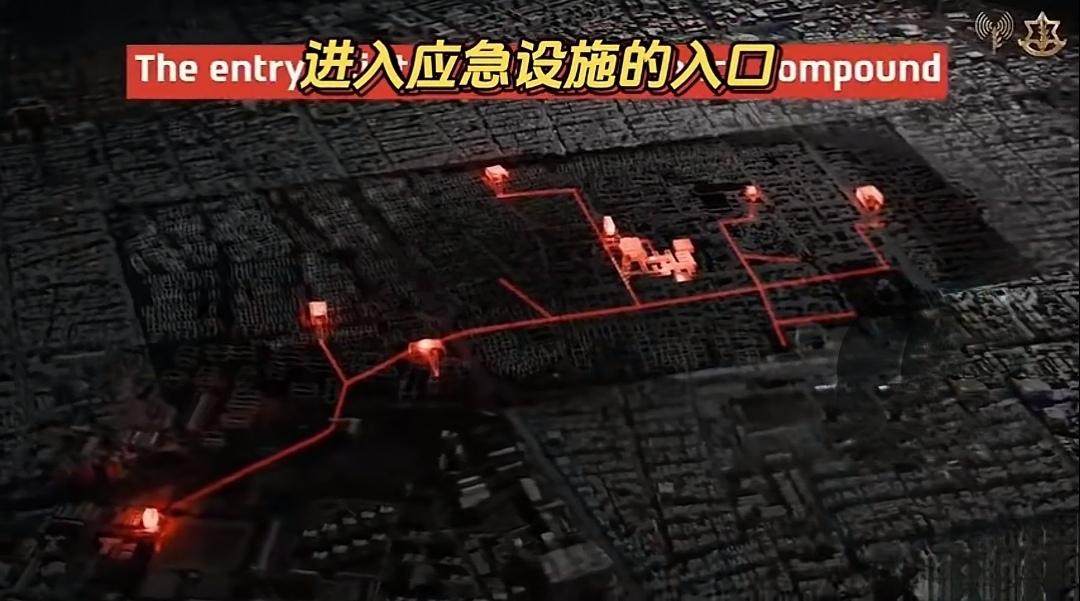 哈梅内伊地下堡垒的应急出入口，该设施已经被以色列用导弹摧毁。