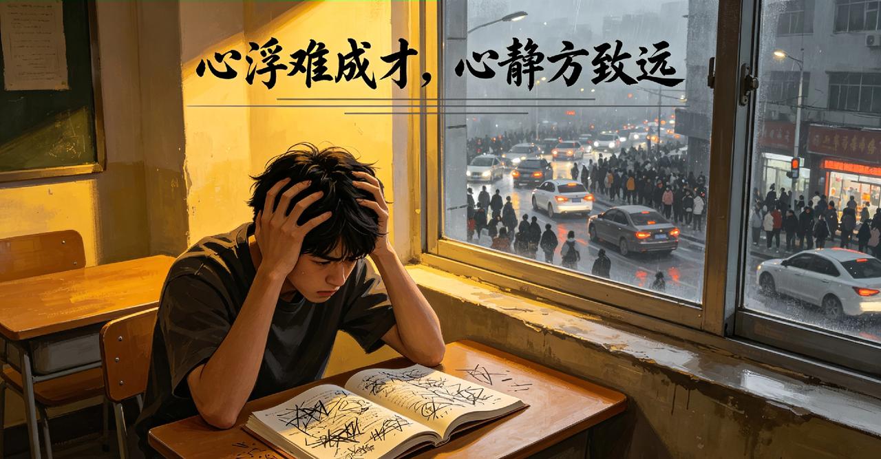 心浮难成才，心静方致远
 
世人皆盼前程似锦、步步生辉，却常在追逐的路上乱了脚步