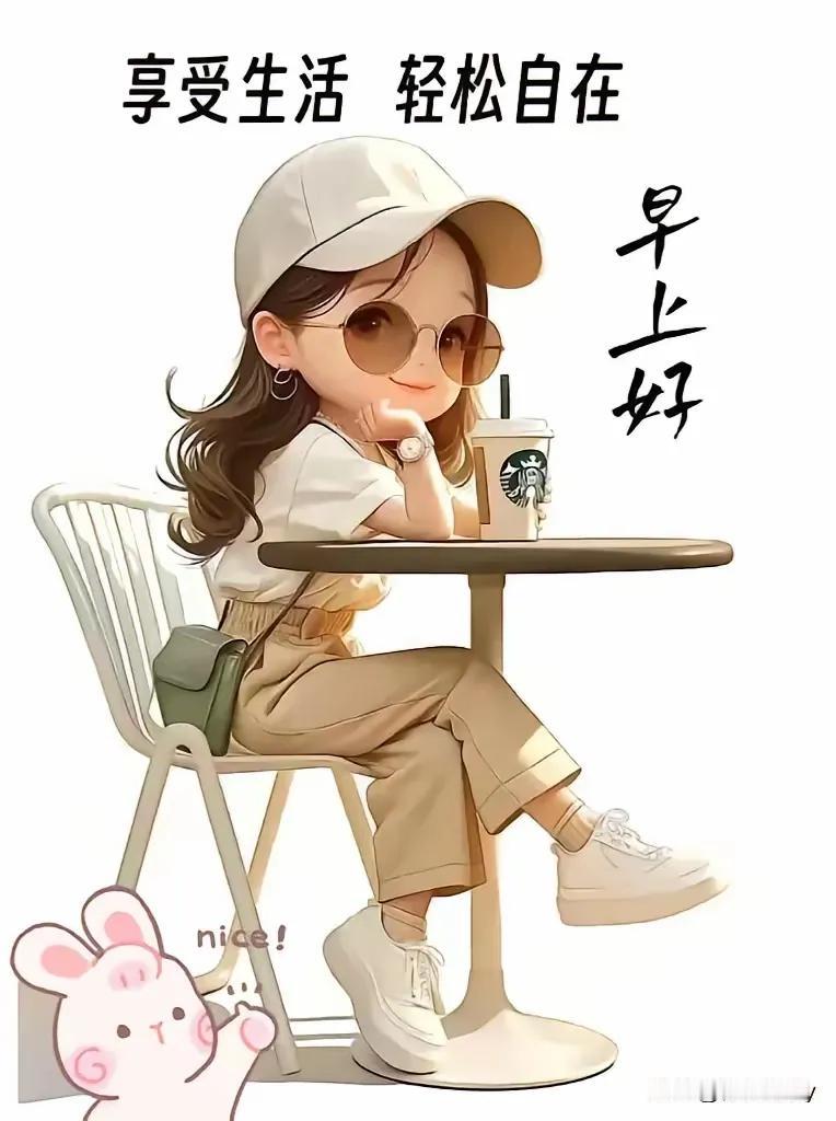 轻松自在，享受生活！🌞☕️早安~愿好