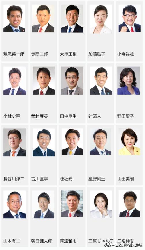 小泉进次郎参选日本自民党总裁的20位推荐人。

其中 加藤鮎子 是前日中友好协会