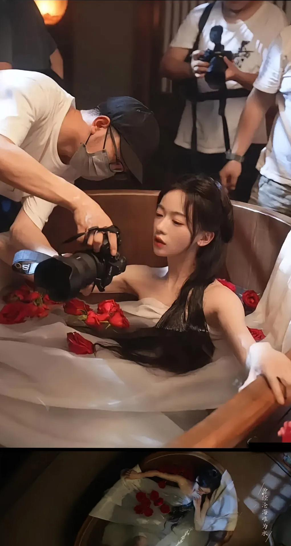玫瑰配菊花是哪个鬼才想出来的[笑cry]真真和西红柿蛋花汤有的一拼。吴谨言这个脸