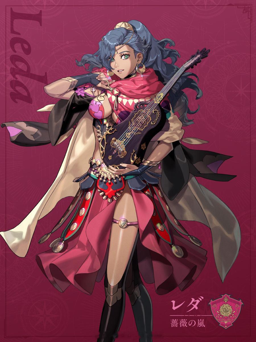 【主人公】蕾达（CV：伊濑茉莉也）奏响魅惑旋律的超一流维乌埃拉琴（外文名对应vi