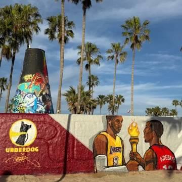 【科比与阿德巴约的传奇传承🎨 洛杉矶壁画的深情致敬】

在洛杉矶这座充满活力的