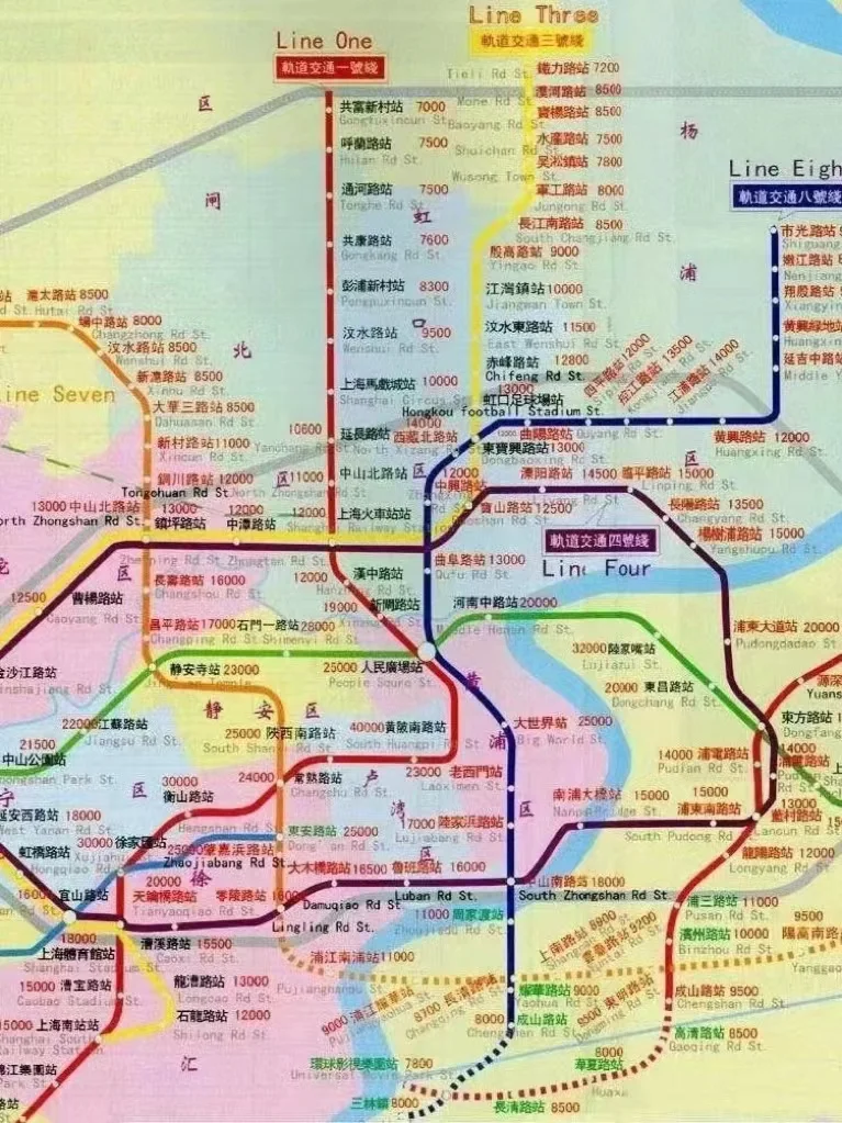 看了2006年上海房价地图，真便宜！