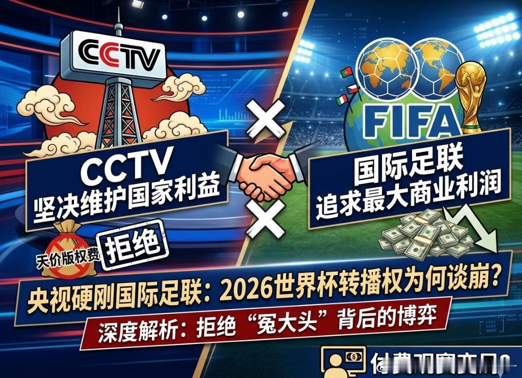 截至5月10日，2026年世界杯中国内地转播权谈判取得进展，国际足联大幅降价，报