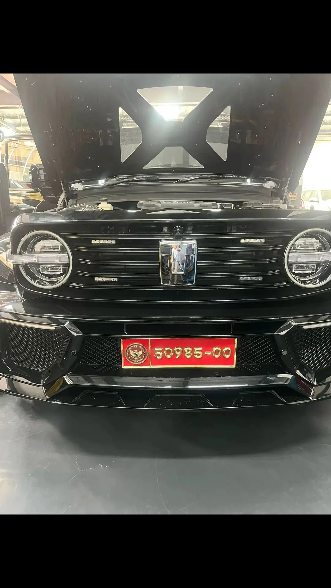 坦克品牌印尼政府公务车。