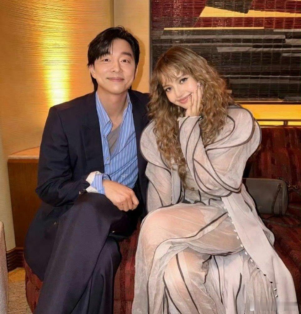 Lisa孔刘合照阿加西你怎么变老了但还是帅的嘿嘿 