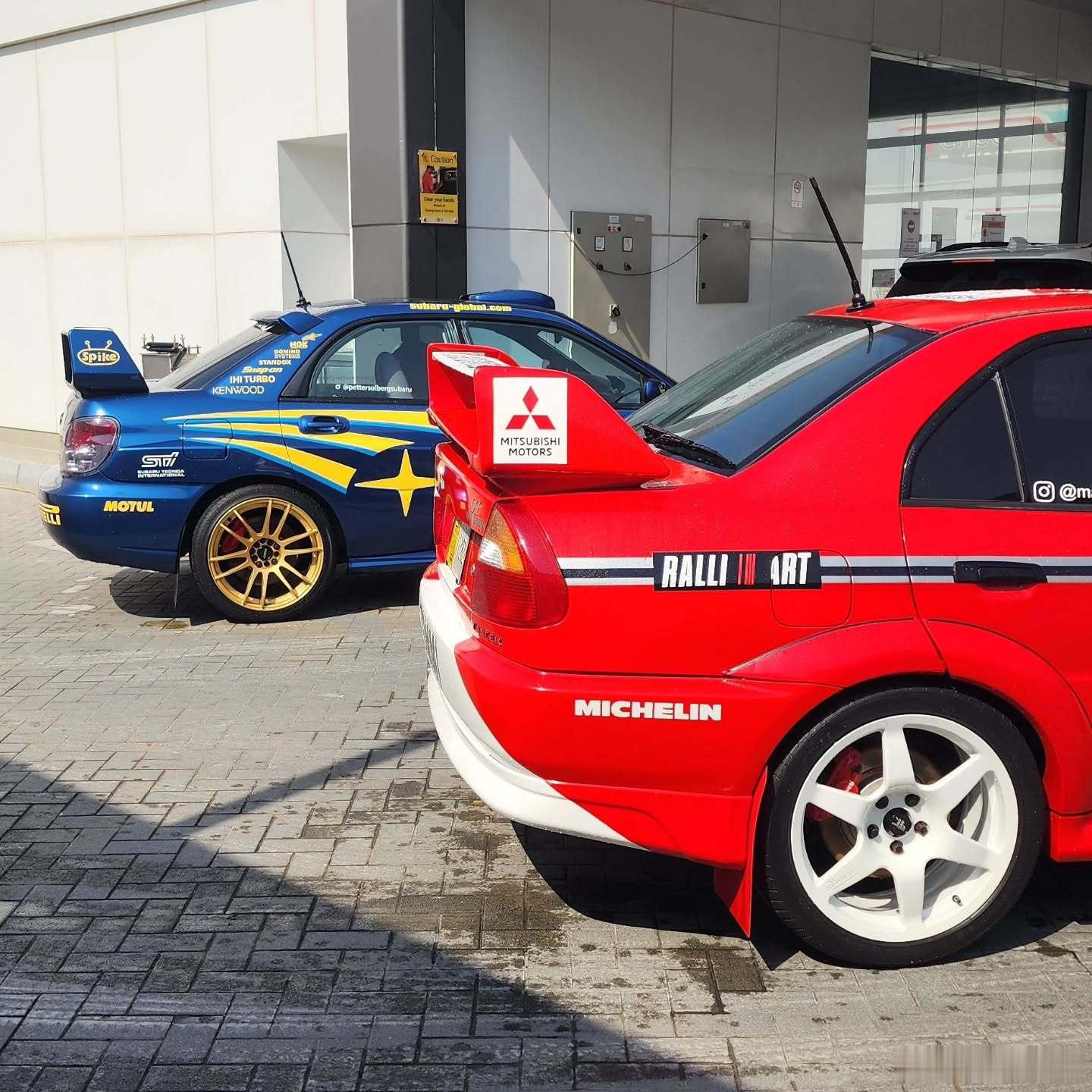 JDM[超话]  STI 🆚 EVO ​​​