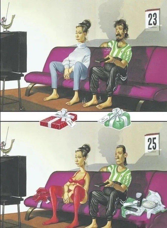 这是一幅带有讽刺意味的国外漫画，你理解其深意了吗？[思考] ​​​