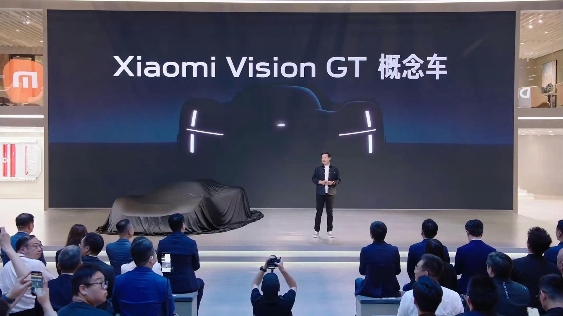 小米VGT国内实车首秀受瞩目的纯电智能概念超跑，“由风塑形”，悬浮水滴座舱的小米