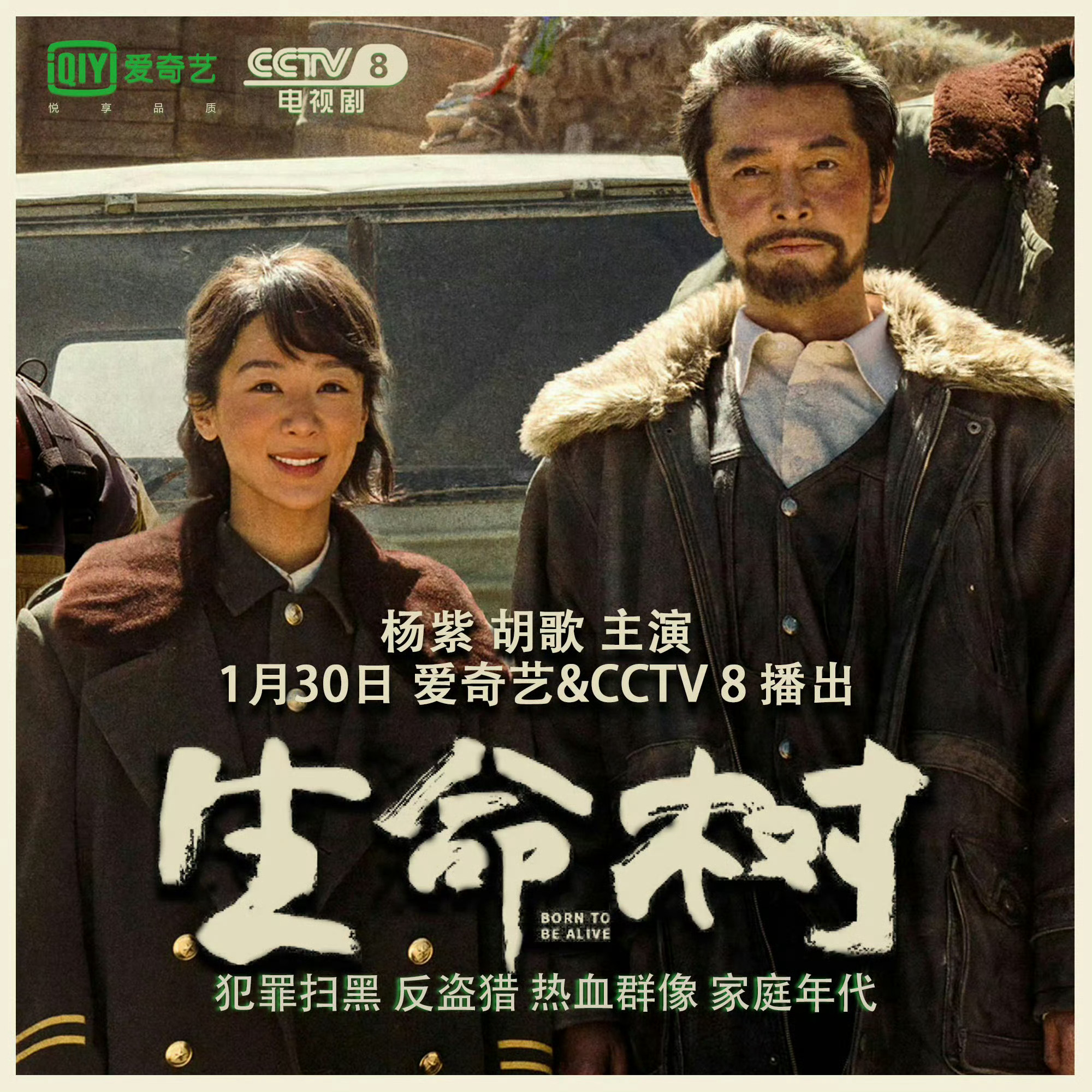 杨紫胡歌的《生命树》定档 1 月 30日开播！你们期待吗？