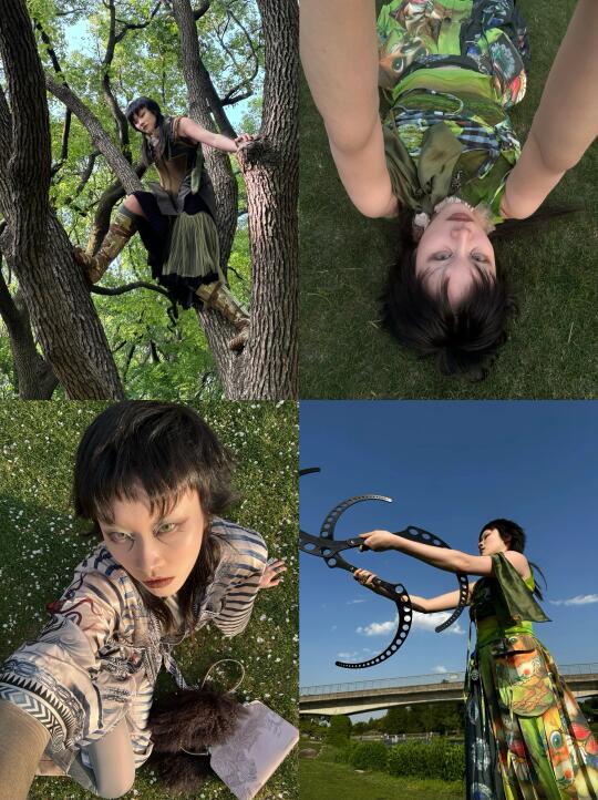 春游🌲穿得越花爬得越高