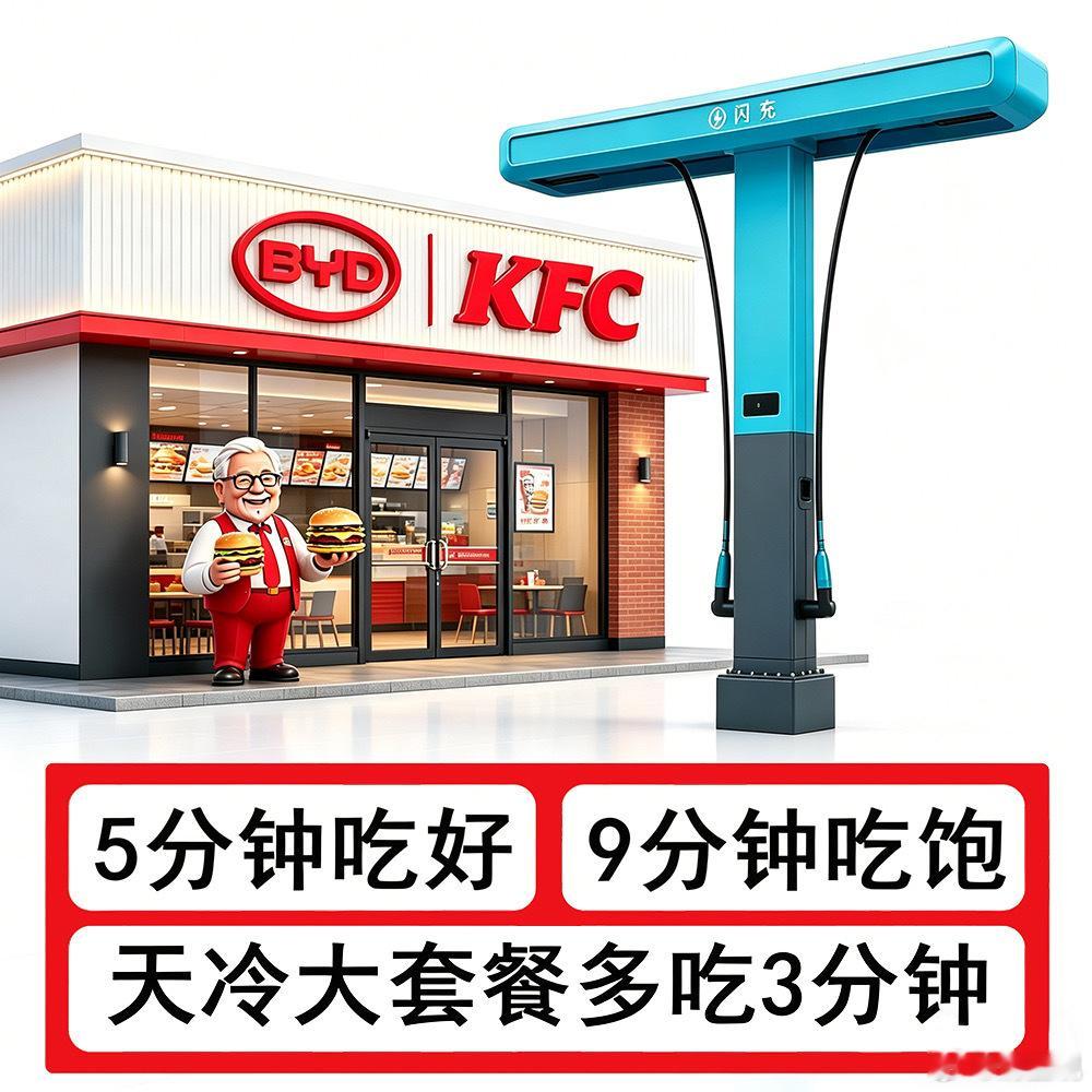 比亚迪与肯德基达成战略合作 可以可以！ 