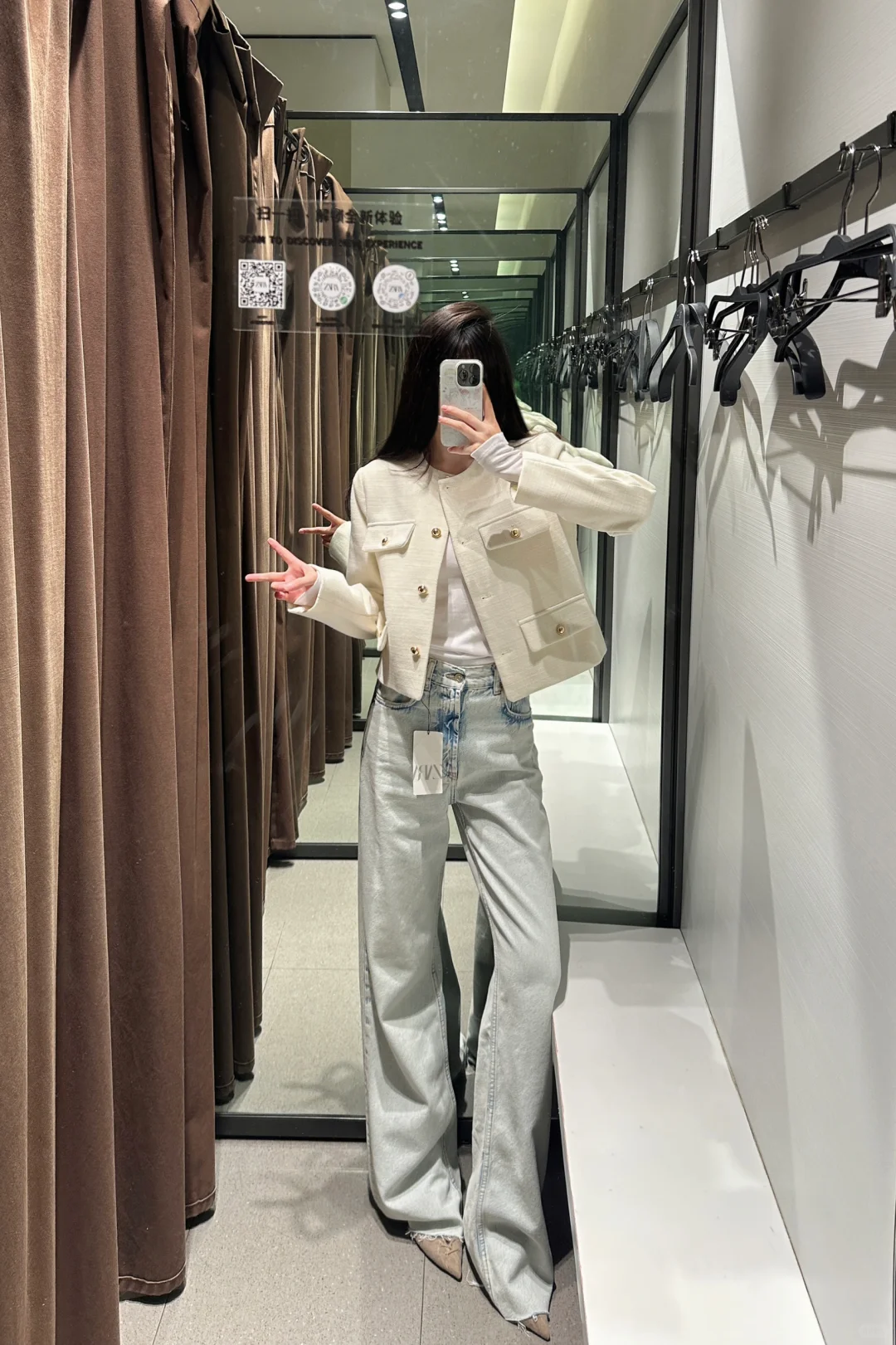 zara近期秋冬新款不露腿穿搭合集！