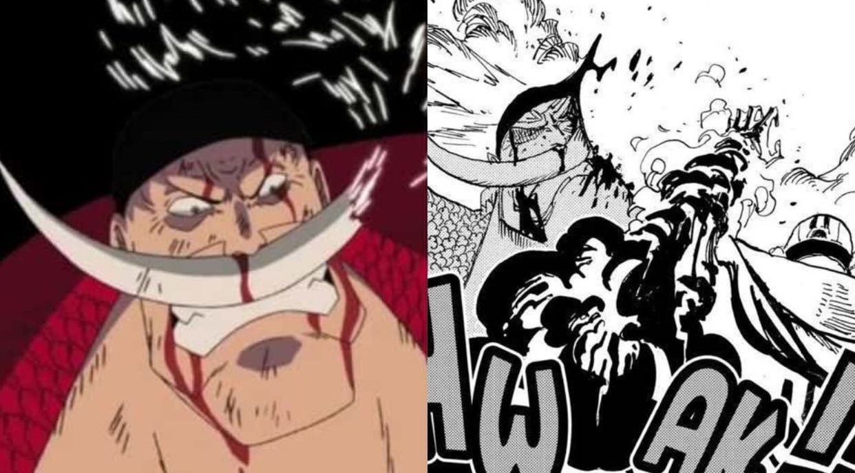 海贼王！动画 VS 漫画！动画真的缓和多了~国际友好手势都给和谐了~来自：jus