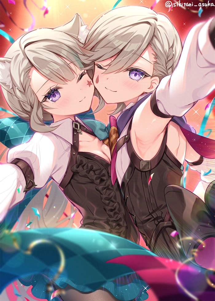 琳妮特、林尼——原神——画师: 色谷あすか，网页链接