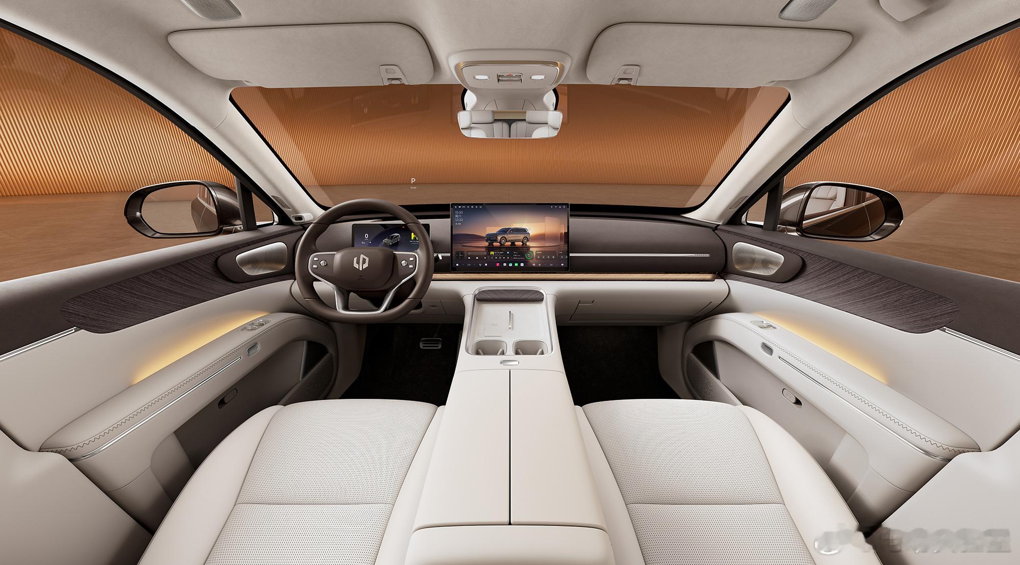 要用一个词来形容D19的内饰，我觉得就是：克制作为零跑的下一阶段的旗舰，设计师没