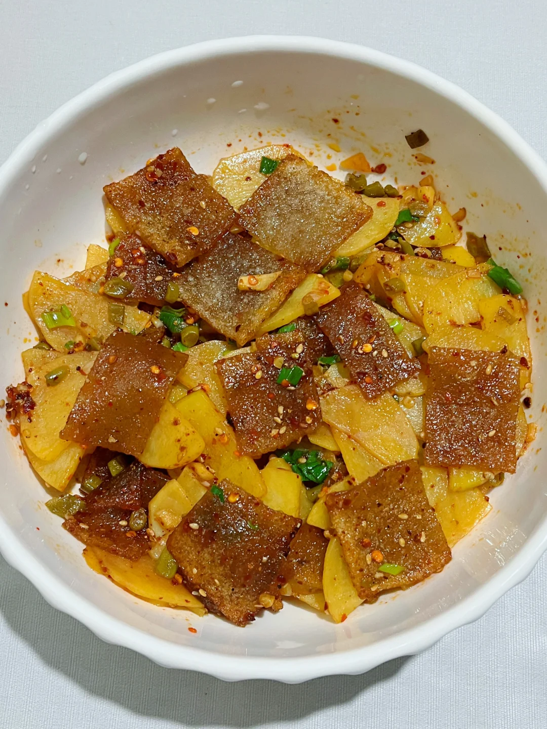麻辣苕皮土豆片！怎么没早点发现这个吃法！！！