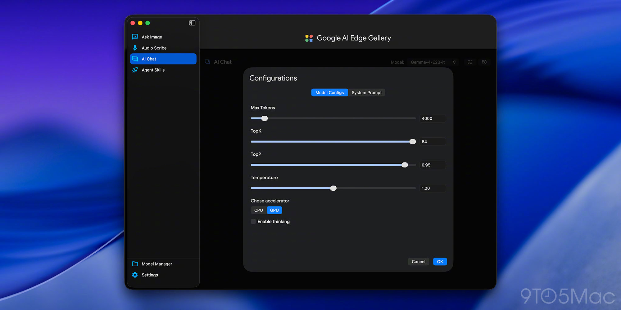 【谷歌 AI Edge Gallery 登陆苹果 Mac 设备，16GB 内存可