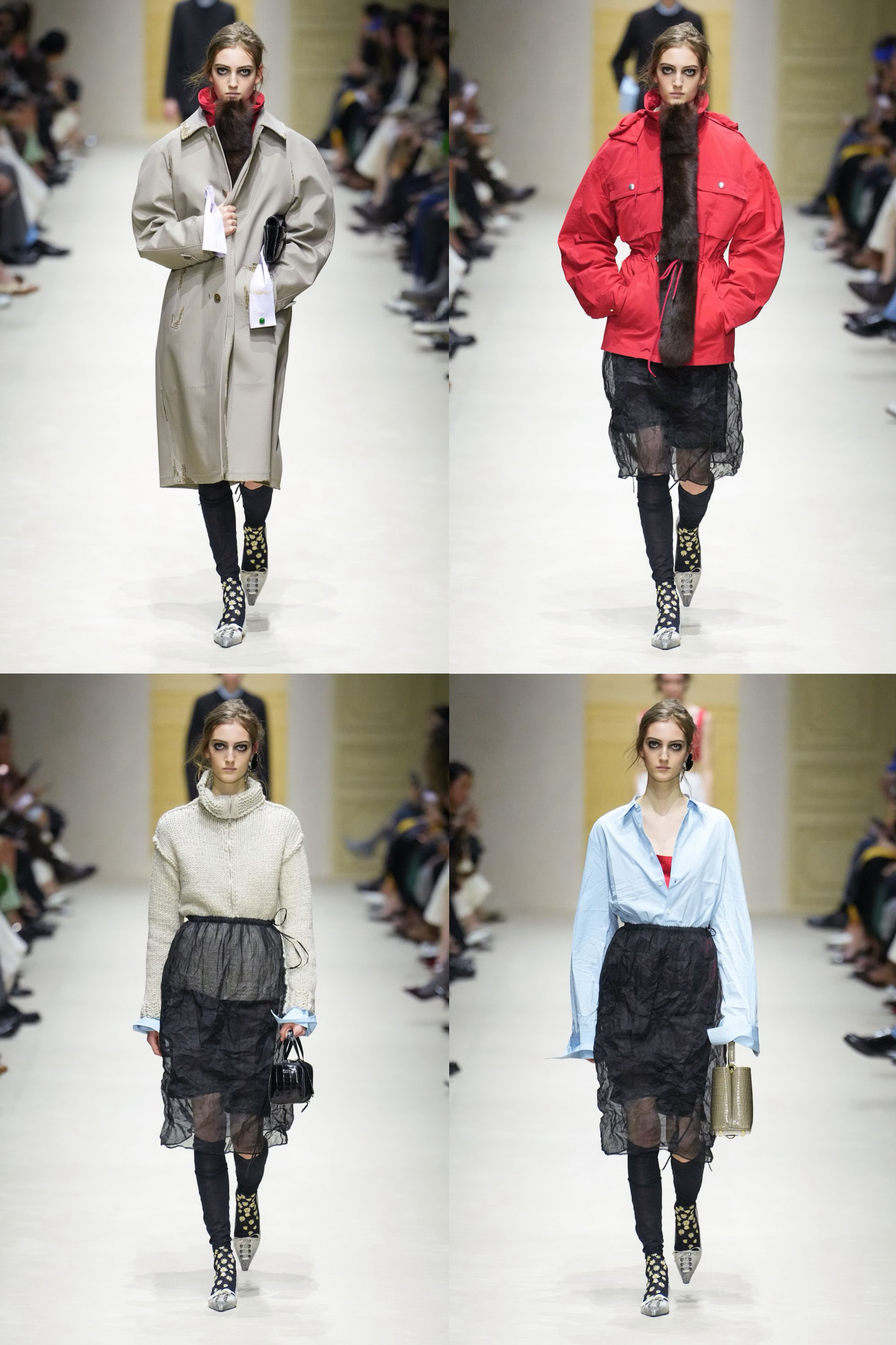 PRADA F/W 2026 米兰时装周 普拉达秋冬女装大秀，15位模特15个造