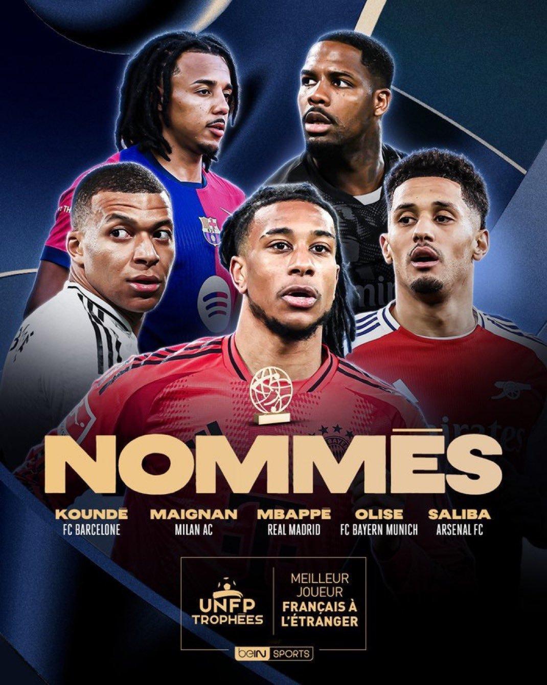 【官方】 🔴⚫️ 米兰球员🧤迈尼昂🇫🇷获得法国职业球员工会（UNFP）“