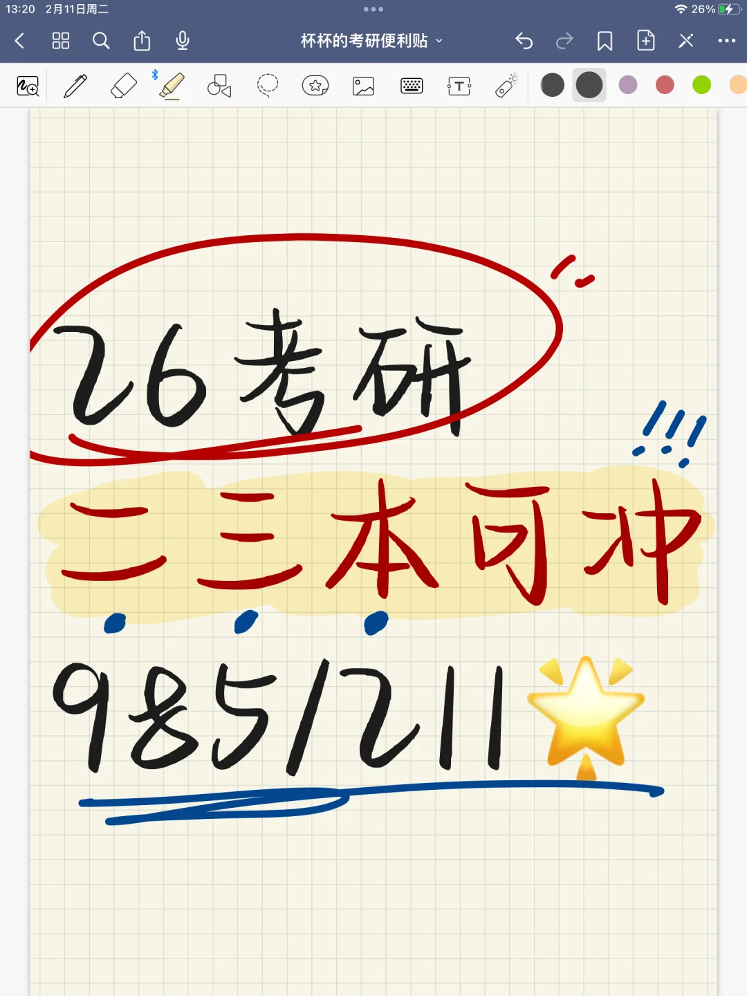 26考研🔥二本可冲的985/211院校