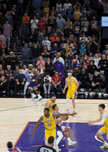 美媒晒图：昨天太阳准绝杀湖人这一球，走步了没？ 