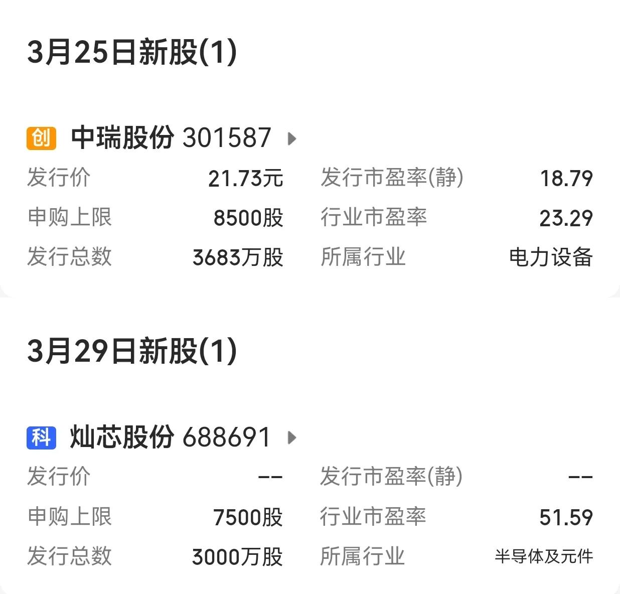 【下周市场：新股发行维持2只】

        下周（3月25日至3月29日）